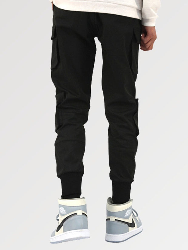 Black Streetwear Pants &