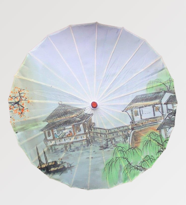 Japanese umbrella print