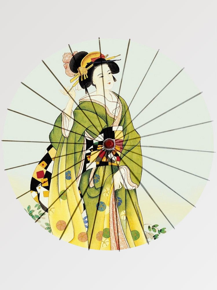 Japanese umbrella kimiko