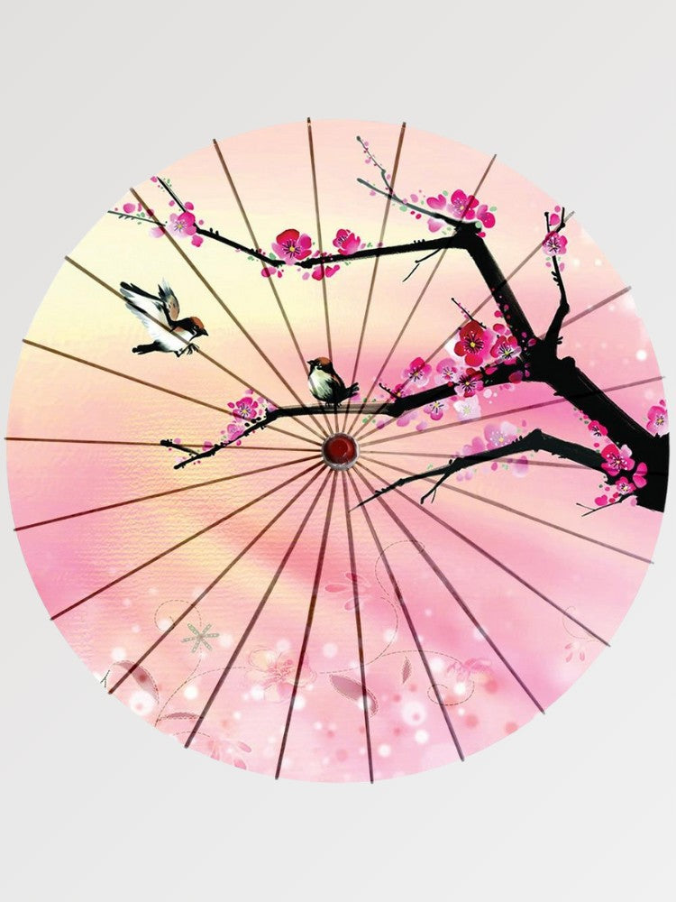 Japanese garment with sakura print - Japan Clothing