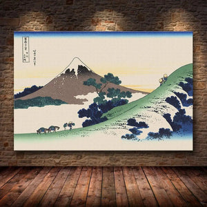 Japanese Print Landscape 'Okami'