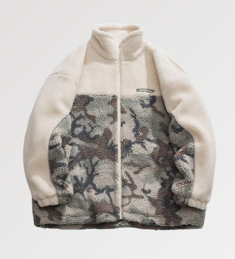 Wool Camouflage Fleece 'MILITARY'
