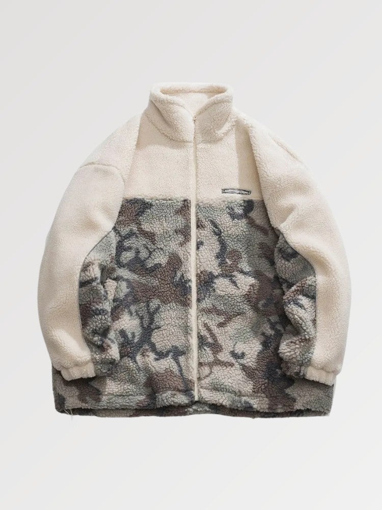 Wool Camouflage Fleece 'MILITARY'