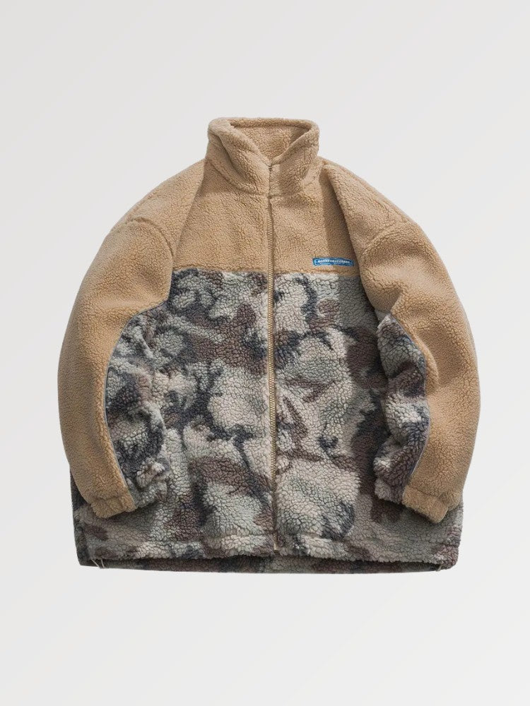 Wool Camouflage Fleece 'MILITARY'