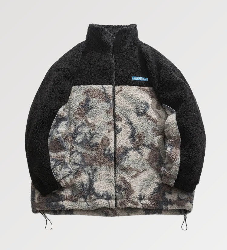 Wool Camouflage Fleece 'MILITARY'
