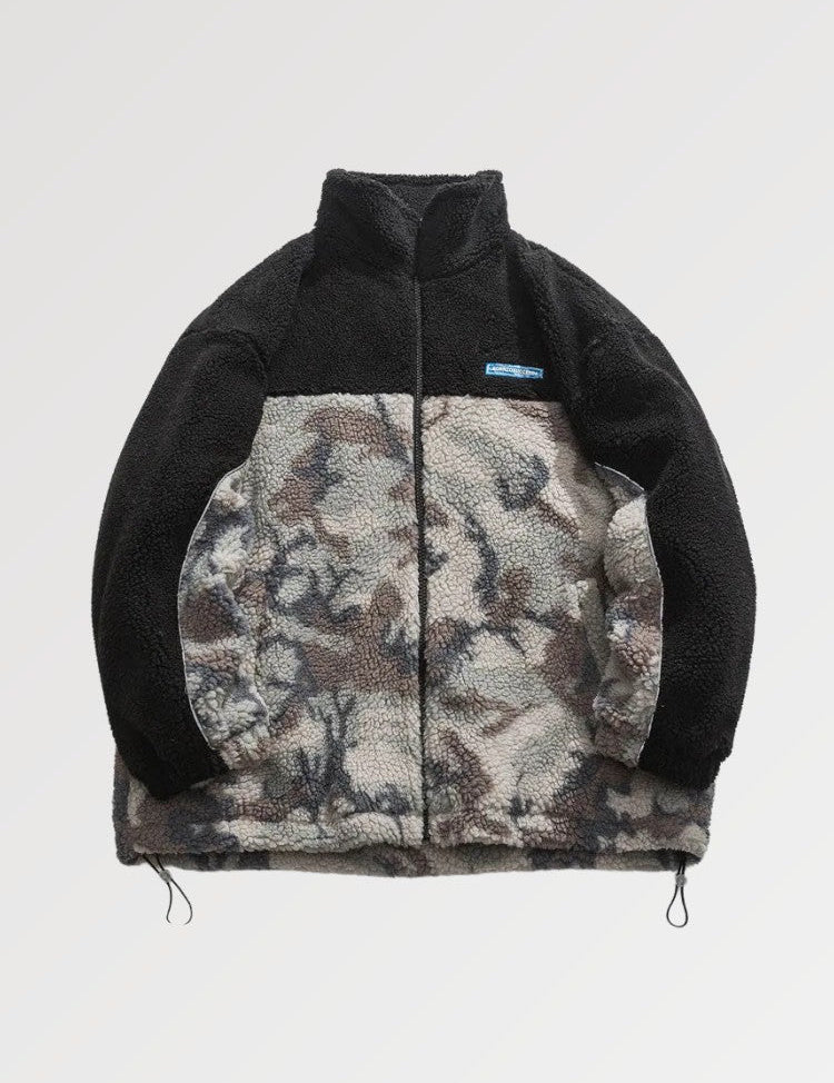 Wool Camouflage Fleece 'MILITARY'