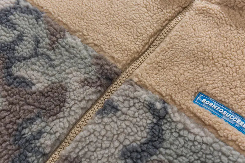 Wool Camouflage Fleece 'MILITARY'