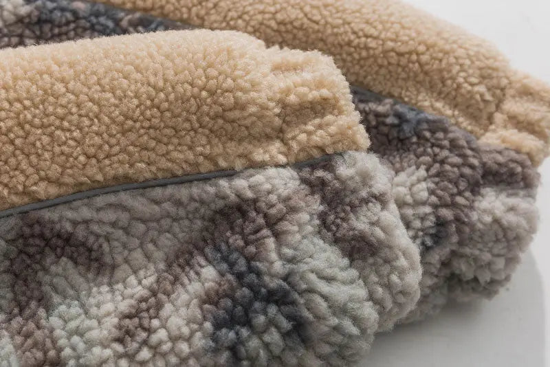 Wool Camouflage Fleece 'MILITARY'