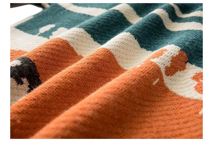 Japanese Brand Pullover 'Cow-Juku'