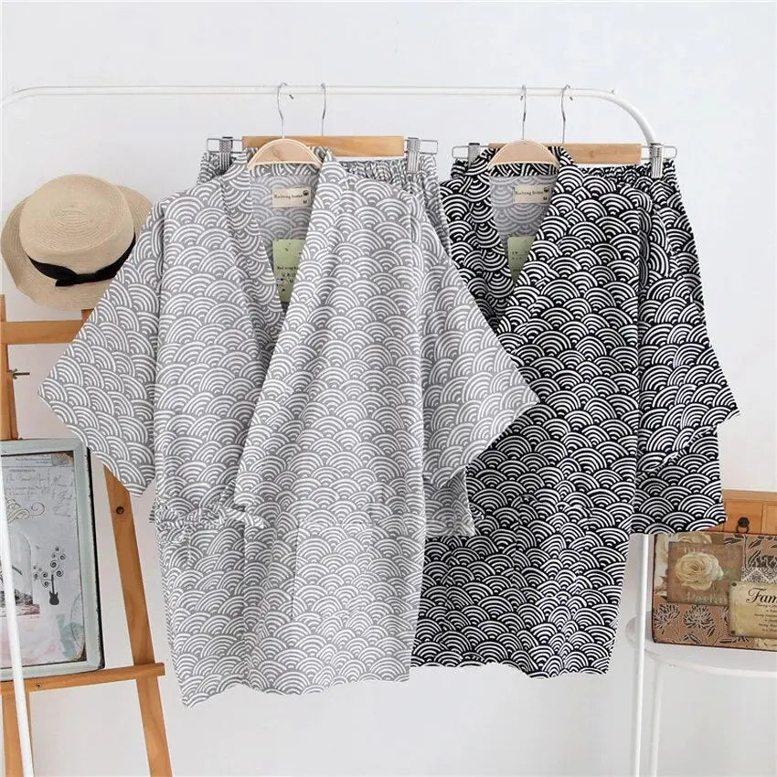 Traditional Japanese Pyjamas 'Takomatsu'