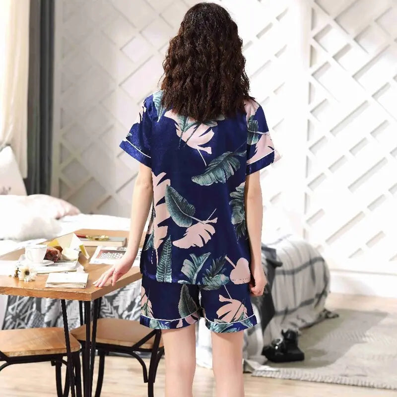 Japanese Summer Silk Pajamas