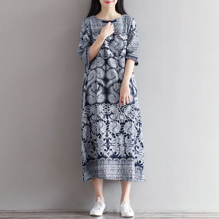 Japanese Pattern Dress 'Agomori'