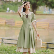 The Japanese dress in a summer chic style