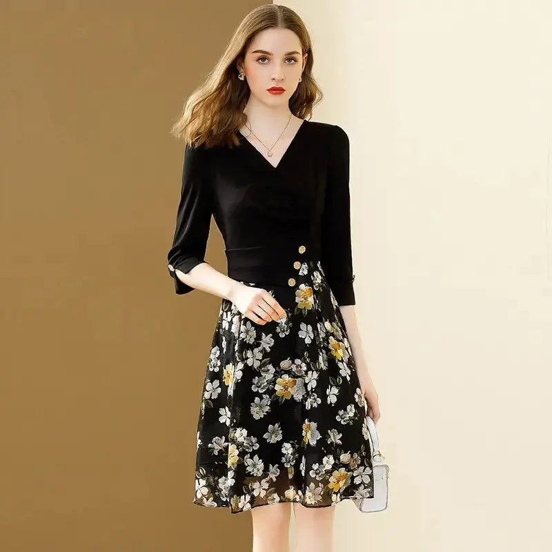 Elegant Japanese evening dress chic and classy