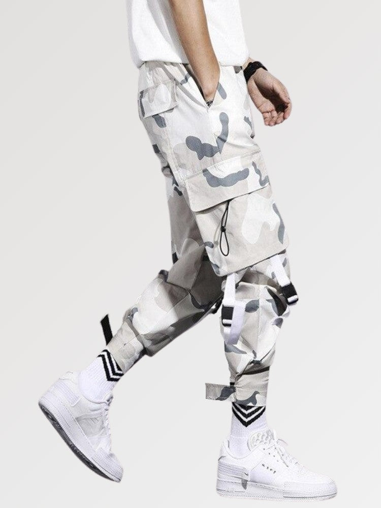 Streetwear White Pants 'Technical'