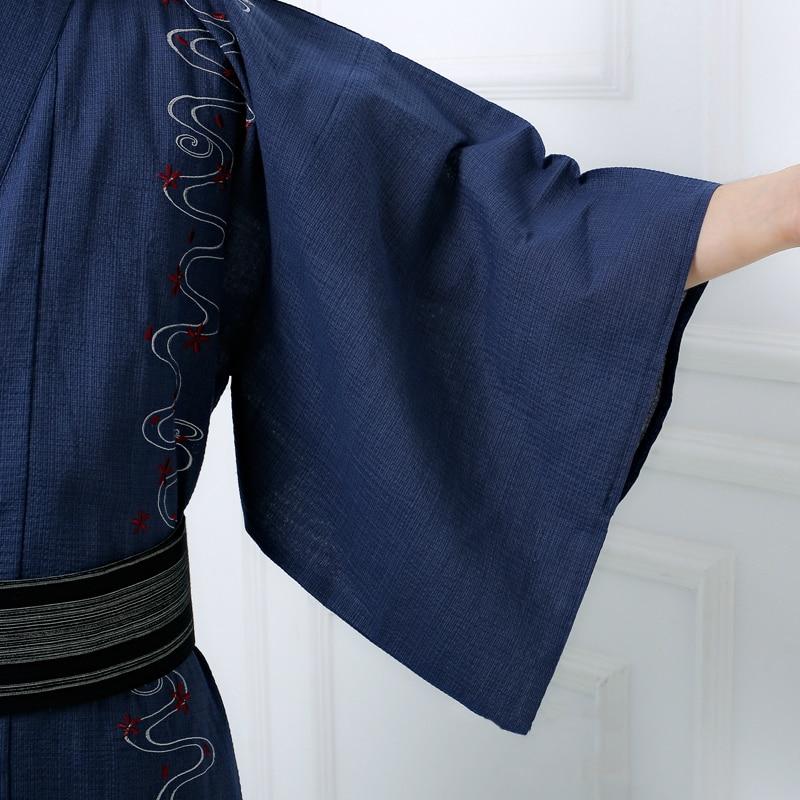 Men's Yukata Blue 'Taroki'