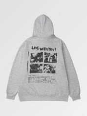 sweat gris en molleton japonais doux