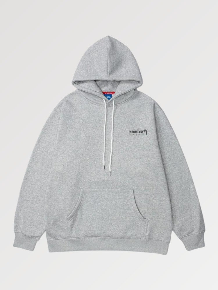 Japanese Moleton Hoodie 'Unlucky'