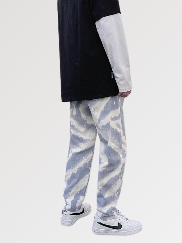 Tie Dye Jeans Men 'Paisley'