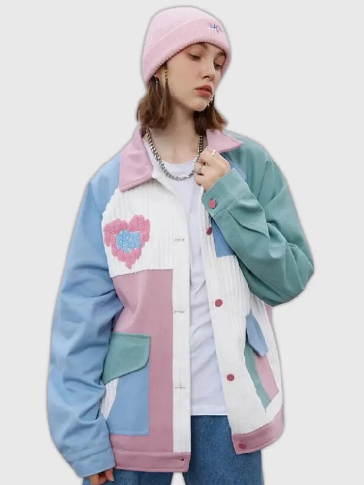 Floral Patchwork Jacket 'Heart'