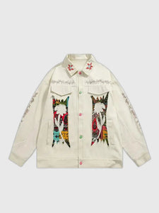 Harajuku Denim Jacket 'Indian'