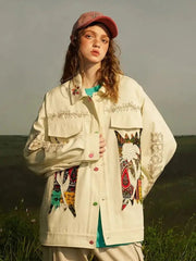 Harajuku Denim Jacket 'Indian'
