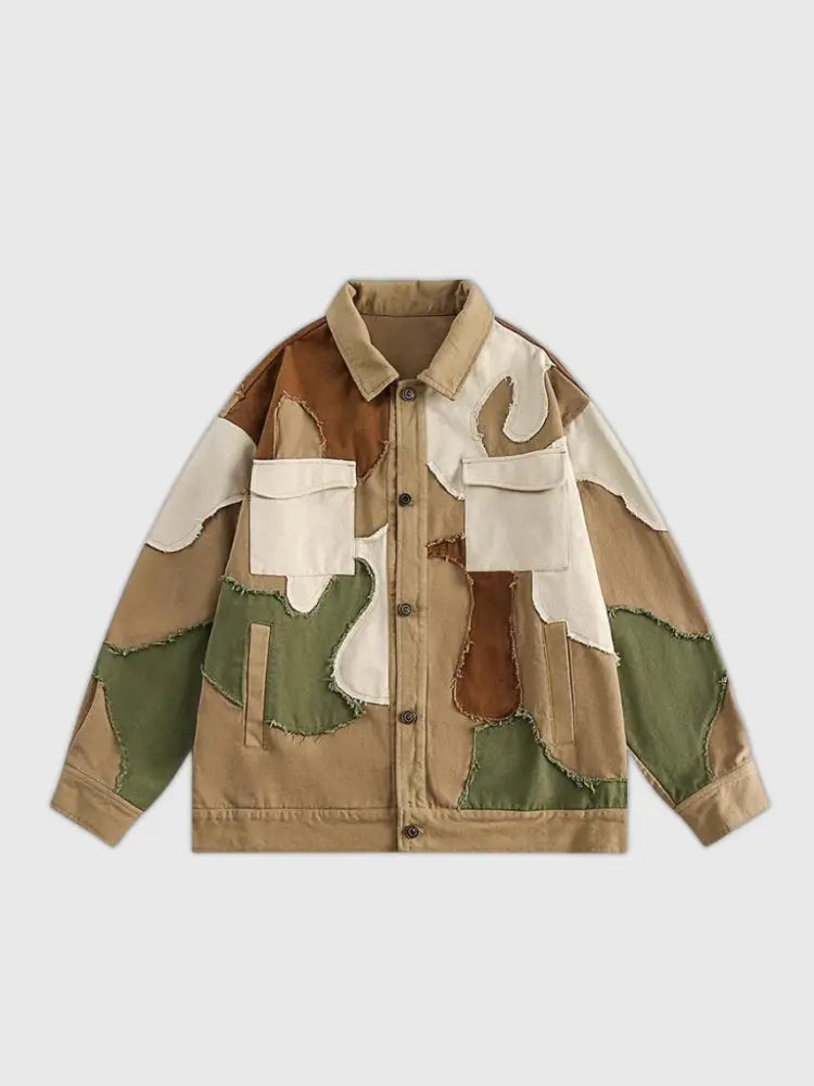 Military Patchwork Jacket 'Matomo'