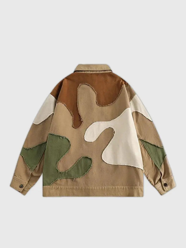 Military Patchwork Jacket &