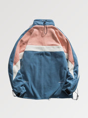 Patchwork Fleece Jacket 'CATTEE'