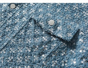 Sequined Jean Jacket 'CRG711'