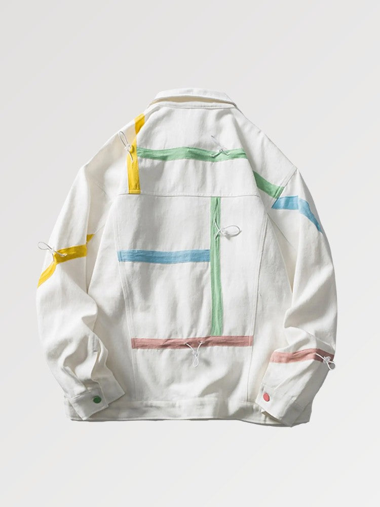 Jean Stripe Jacket 'LCB711'