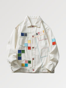 White Denim Jacket 'AYWT'
