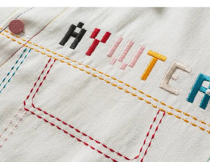 White Denim Jacket 'AYWT'
