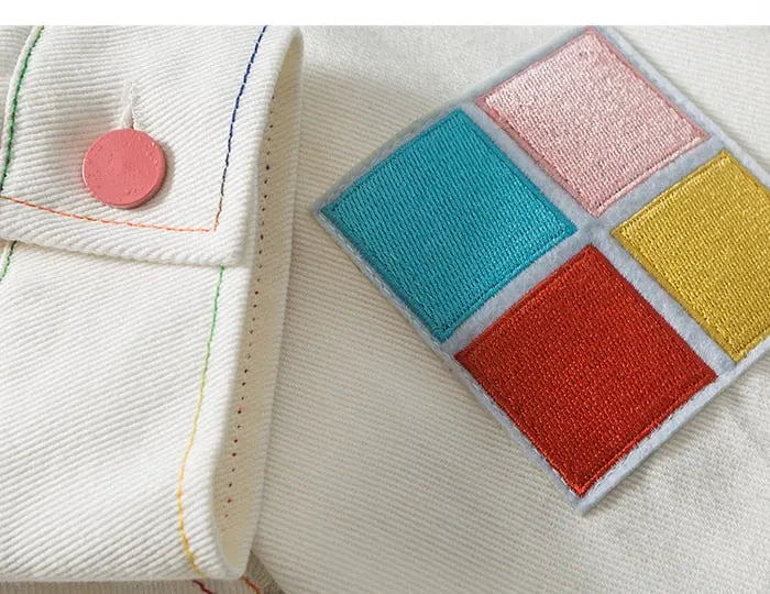 White Denim Jacket 'AYWT'