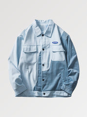 Ribbed Jean Jacket 'WRK711'