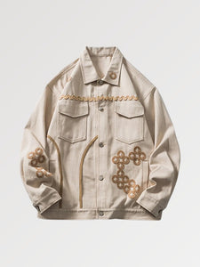 Multi-Pocket Jean Jacket 'QRN711'