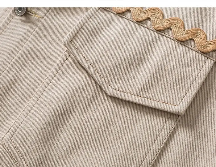 Multi-Pocket Jean Jacket 'QRN711'