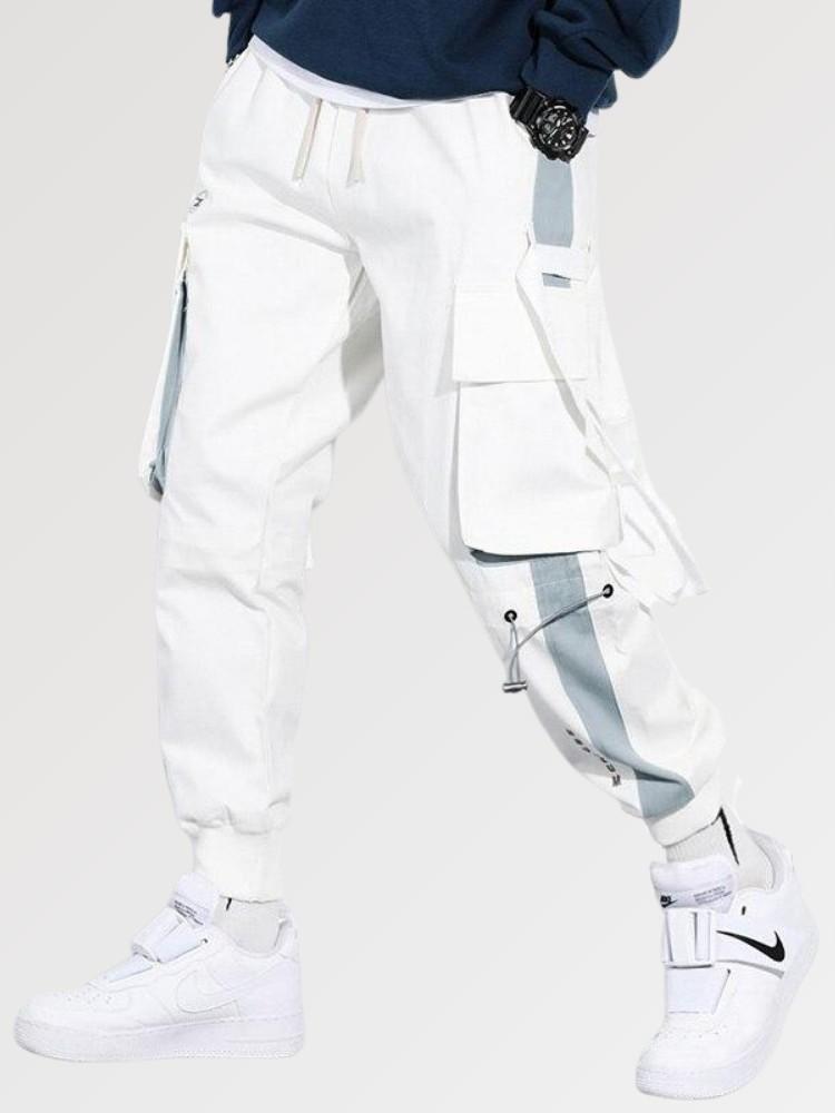 White Utility Cargo Pants 'Okaido Jense'