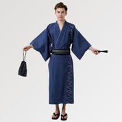 Men's Yukata Blue 'Taroki'