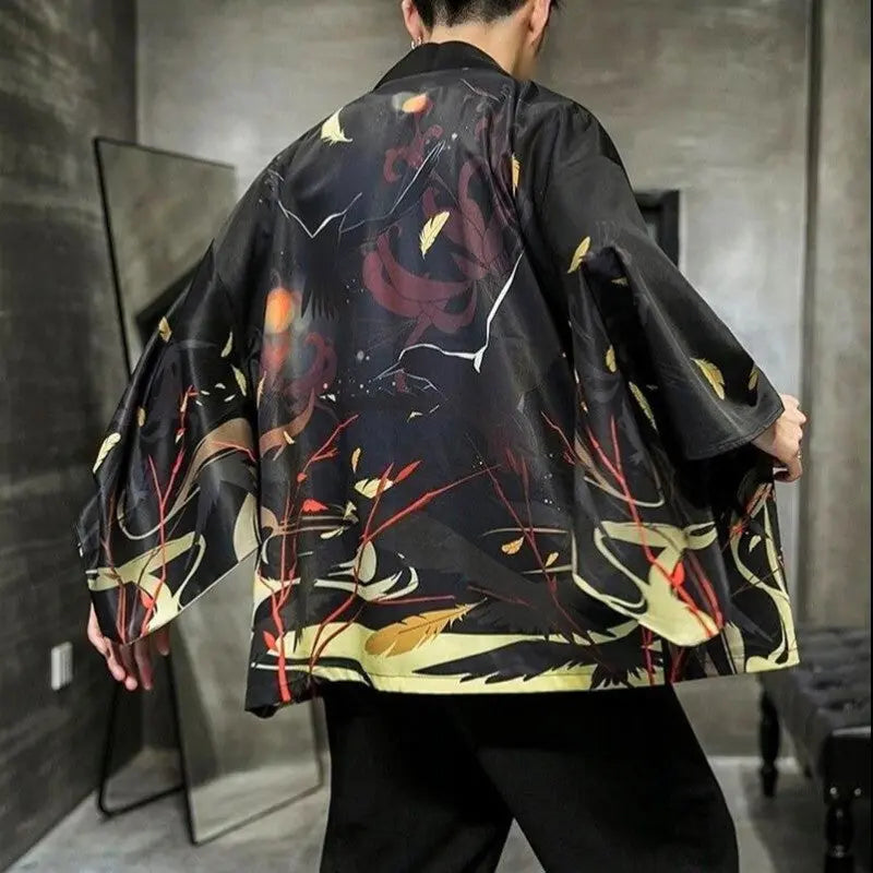 Black Kimono Men