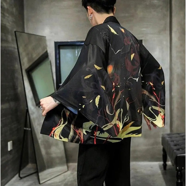 Black Kimono Men &