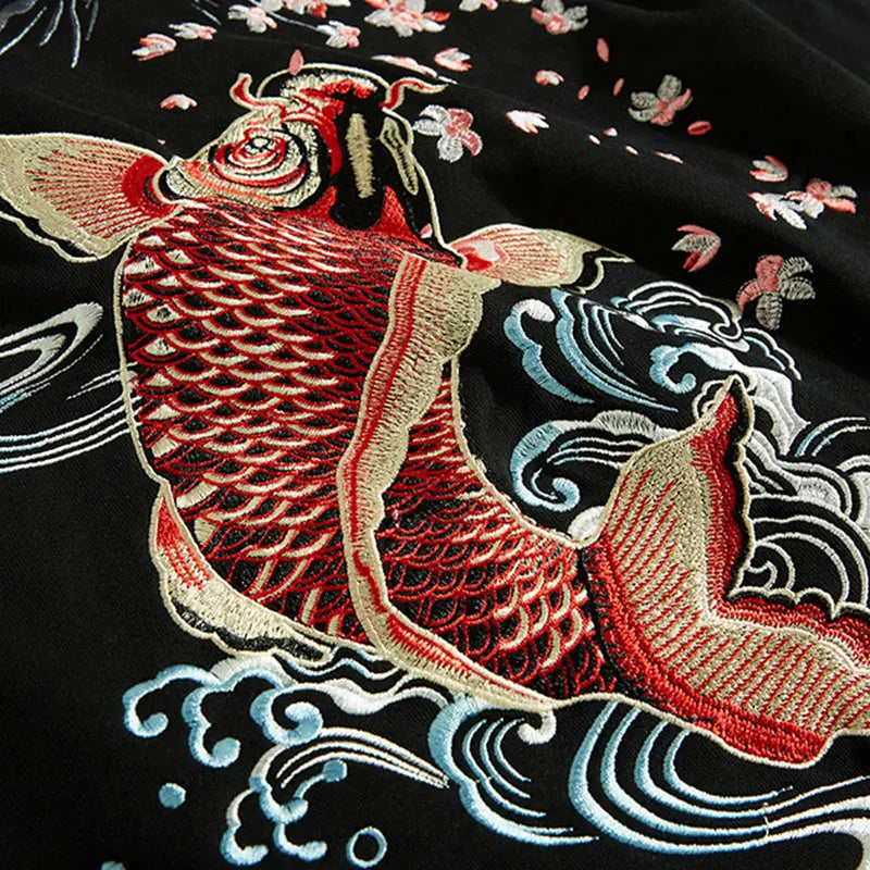Carp Koi Sweatshirt 'Hamakodo'