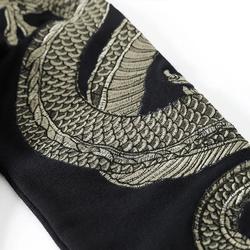 Chinese Dragon Hoodie 'Huanglong'