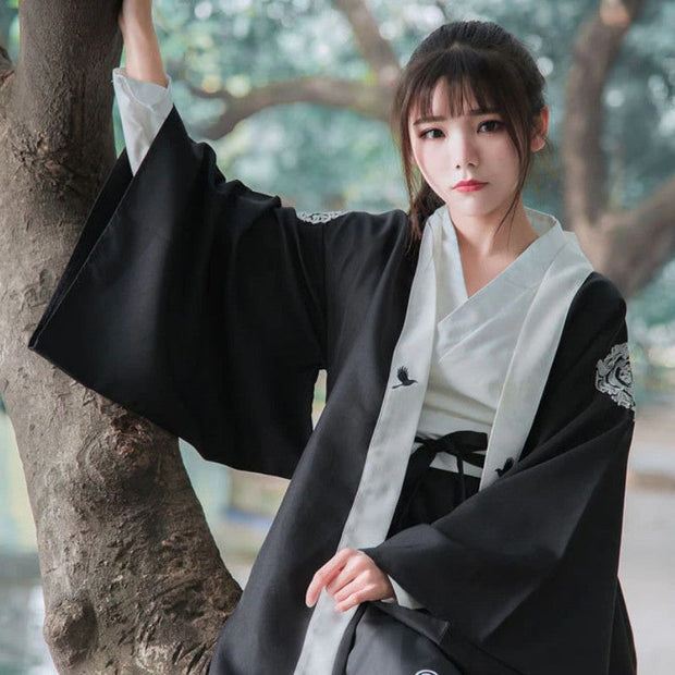 Dress with Kimono Set &