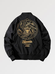 Geometric Bomber Jacket
