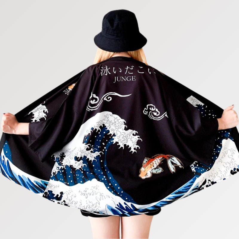 Great Wave off Kanagawa Kimono