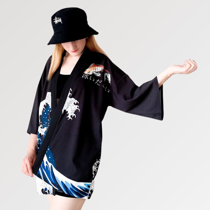 Great Wave off Kanagawa Kimono