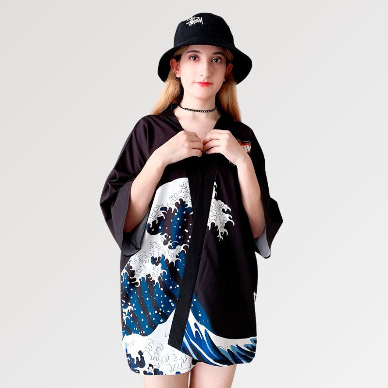Great Wave off Kanagawa Kimono