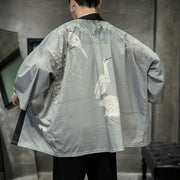 Grey Kimono Jacket 'Tamotsu'