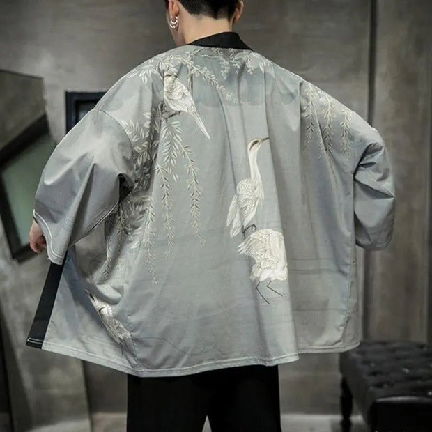Grey Kimono Jacket &